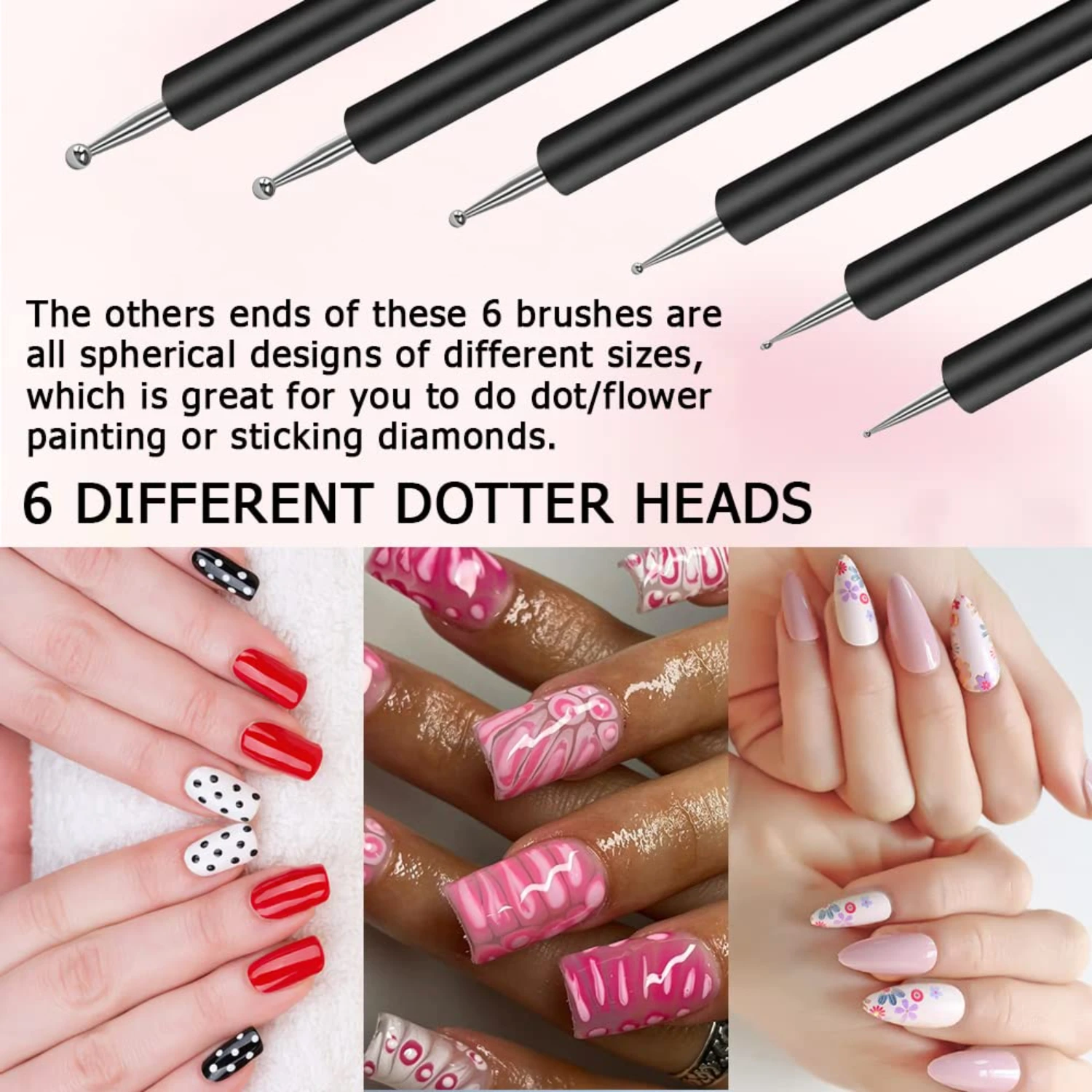 Beauty Revolution Pro Nail Art Brushes  Premium Quality Precision Brushes for Professional Results. Unlock Your Creative Potenti