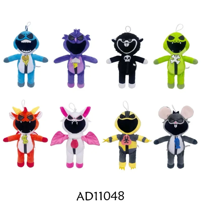 2024 New Anime Kawaii Nightmare Critters Poppy 4 Nightmare Lamb Game Doll Cartoon Plush Toy Bag Pendant Keychain Decoration Gift