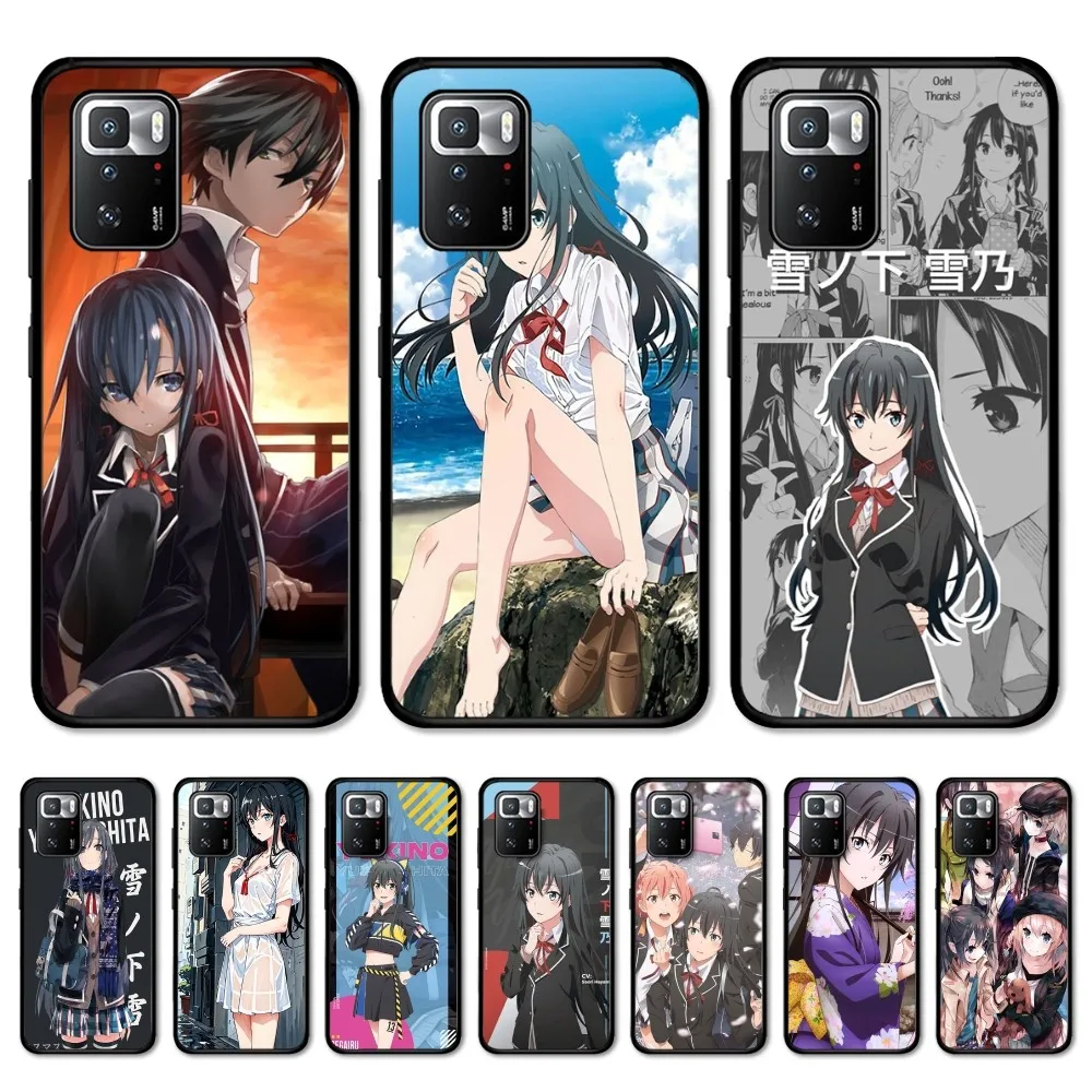 Yukinoshita Yukino OreGairu Phone Case For Redmi Note 4 X 5 A 6 7 8 Pro T 9 Pro 9S 10 Pro 11 Pro 11S 11Epro PocoM3pro