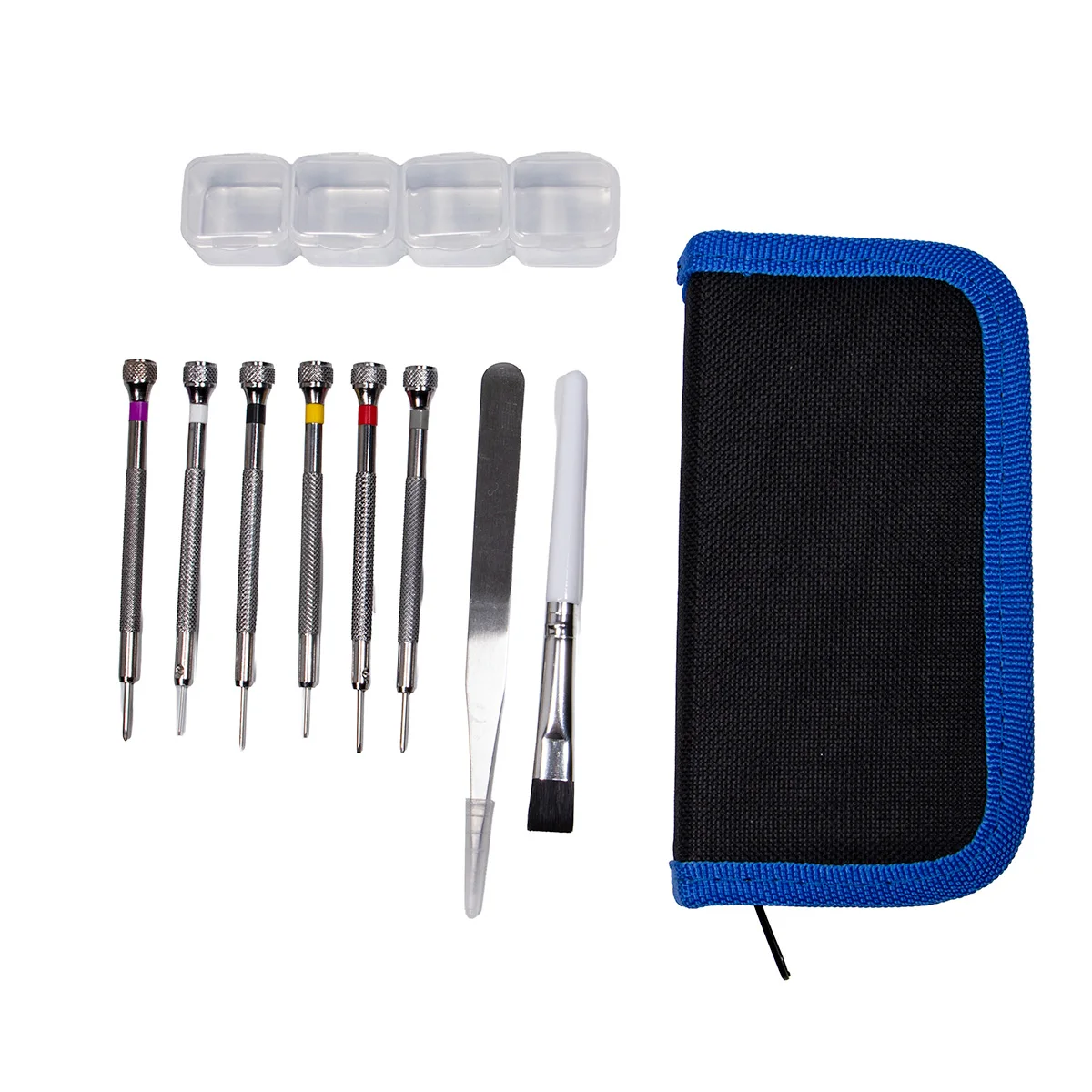 Watch Opener Repair Tool Kit Watch Case Repairing Opener Strap Link Storage Bag Screwdriver Watchmaker Repair Tools Kit
