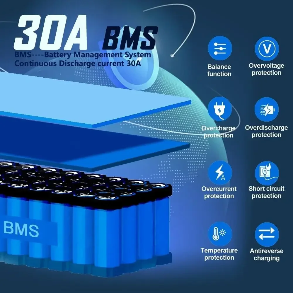 Aleaivy-batería de litio para bicicleta eléctrica, 36V, 20Ah, Li-ion, para bicicleta, Scooter, motocicleta, con cargador de iones de litio de 42v
