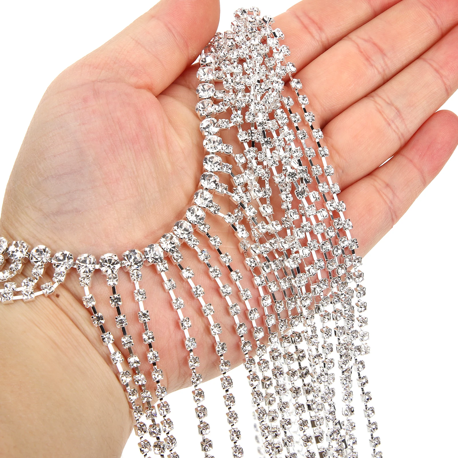 

Elegant Face Jewelry for Women Face Chain Jewelry Vintage Rhinestone Tassel Alloy Body Piercing Accessories Costumes