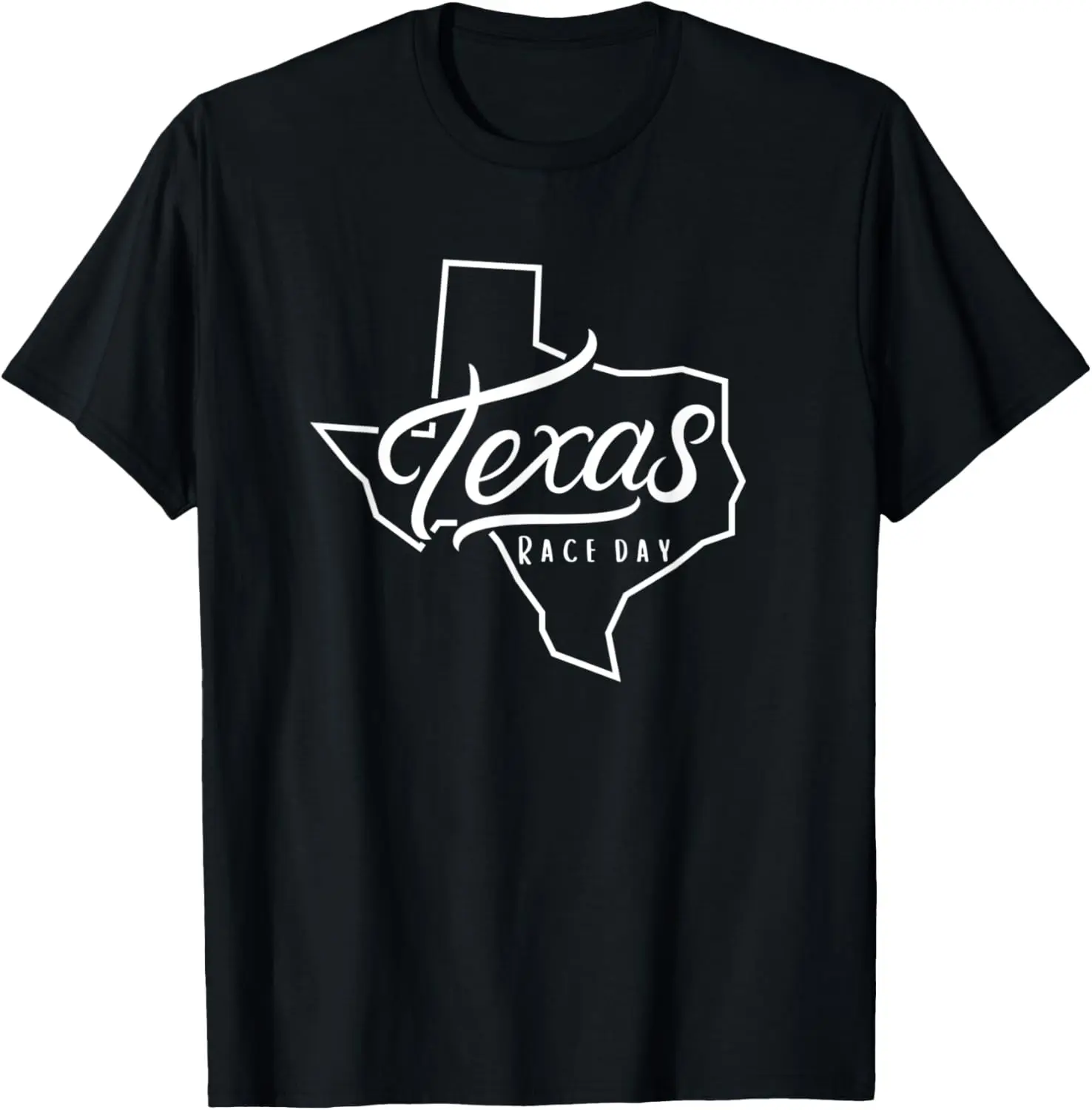 Texas Race Day Motor Speedway Racetrack Racing T-Shirt