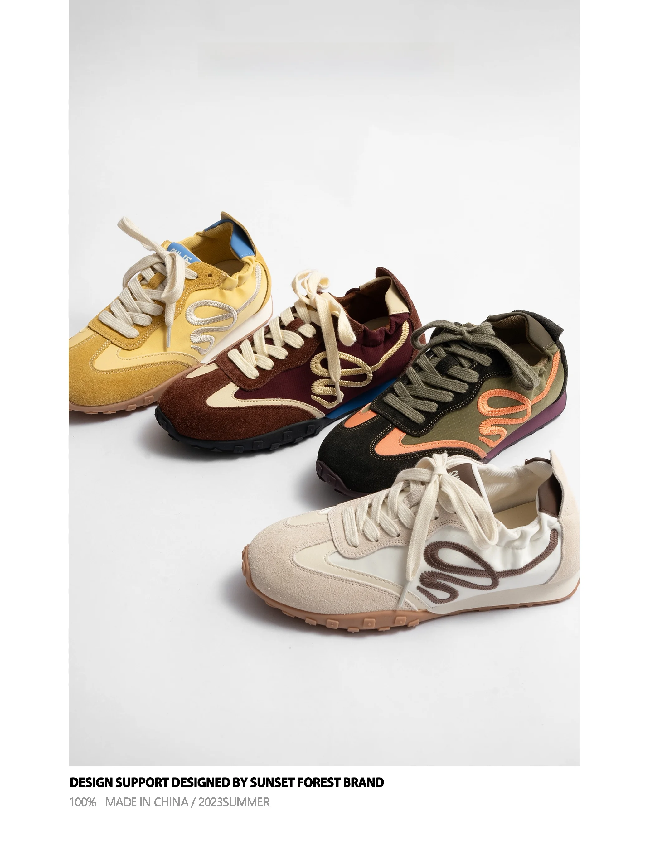 Spring 2026 Women's Ballet Flat Shoes Color Block Sport Shoes Casual Comfortable Breathable Mesh  Leather Deconstructed
