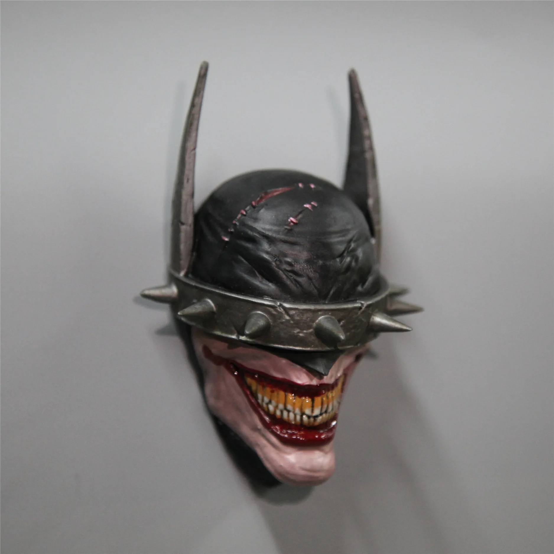1:4 New Unisex Adult Joker The DarkKnight Resin Magent Cosplay Costume Headgear Resin Face Decoration for Halloween Party view 4
