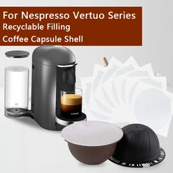 Nespresso Vertuo Refilling Capsule Self Adhesive Reusable Nespresso Aluminum Foil Brewer Lid Capsula Seals Sticker Coffee Maker