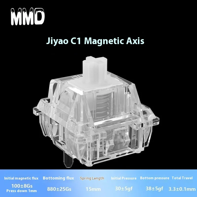 

MMD Extreme Yao C1 Magnetic Axis Electromagnetic Trigger Esports Game Wooting Jiadalong Switch Transparent Adjustable Keystroke