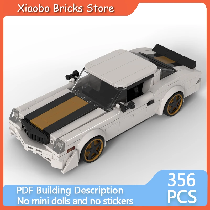 

City Car Speed Racing Model MOC Building Bricks 1979 8w Sportscar Modular Technology Gifts Holiday Assemble Children Toys Suit