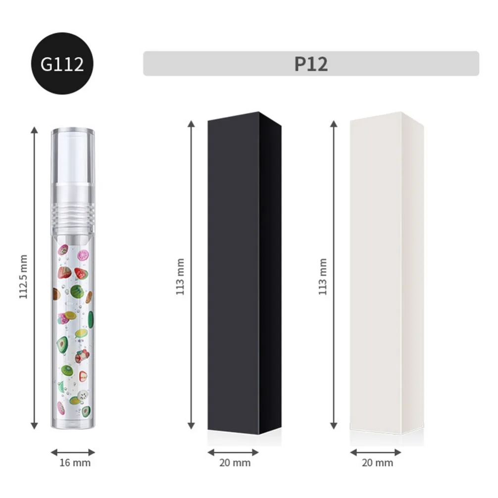 Vegan Daisy Flower Lip Oil Hydrating Clear Gloss for Dry Lip Private Label Custom Logo Makeup Wholesale Nourishes Lips Cosmetics