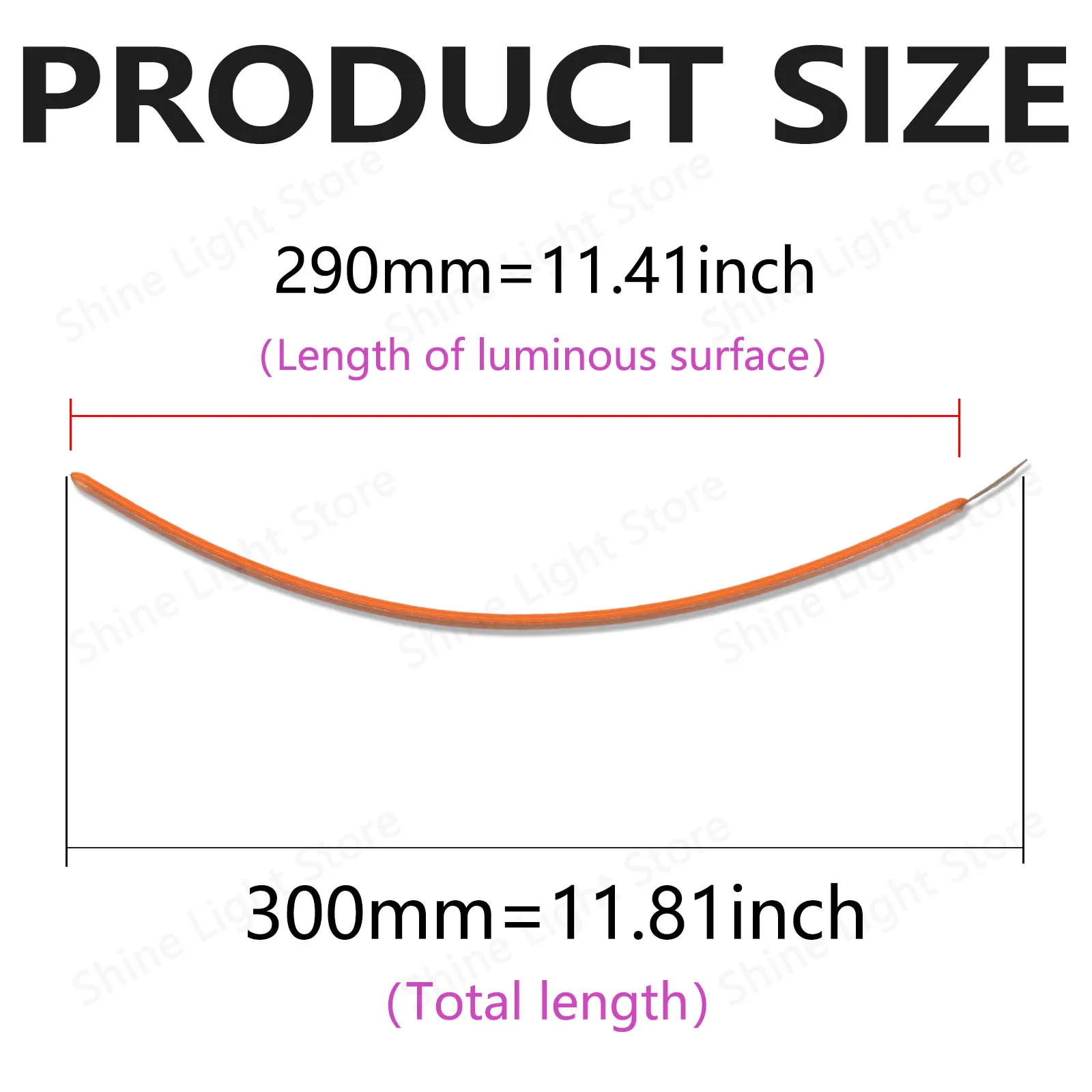 10pcs LED Filament Flexible DC3V Purple 300mm DIY Edison Bulb Light Parts Diode Free Cutting Flexible Filament Holiday Party