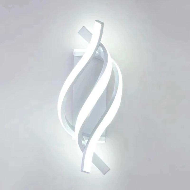 

Wall Lamp LED Wall Sconce Indoor Wall Light For Living Room Corridor Staircase Bedroom Modern Bedside Lamp(Cold White) Durable A