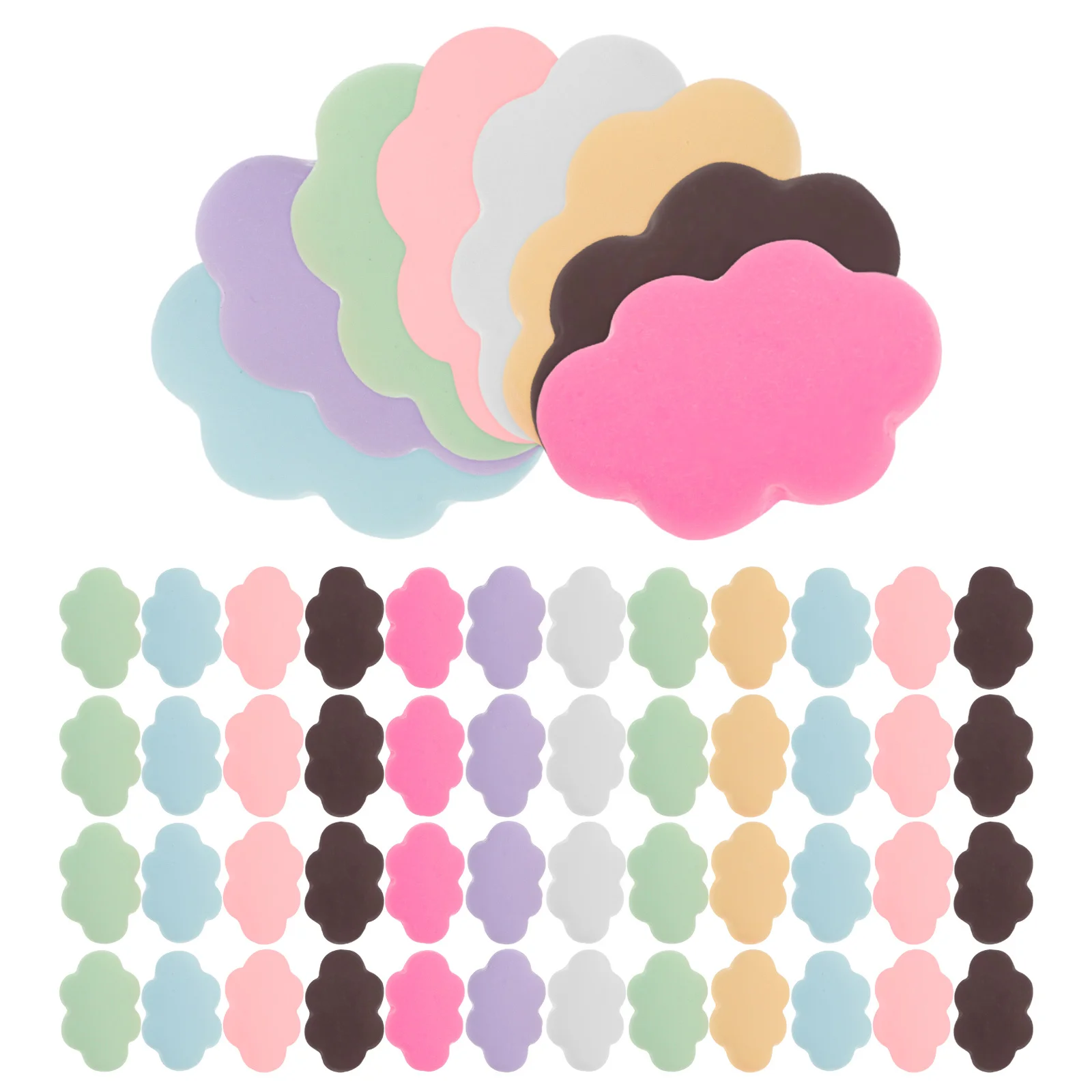 

80Pcs Resin Cloud Phone Case Charms Flatback Durable Lightweight Miniature DIY Craft Decorations Resin Charms Clouds