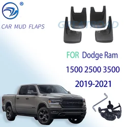 For Dodge Ram 1500 2500 3500 2019 2020 2021 Brand New Splash Guar Mud Guards Mud Flaps Fender Car Styling Auto Accessories