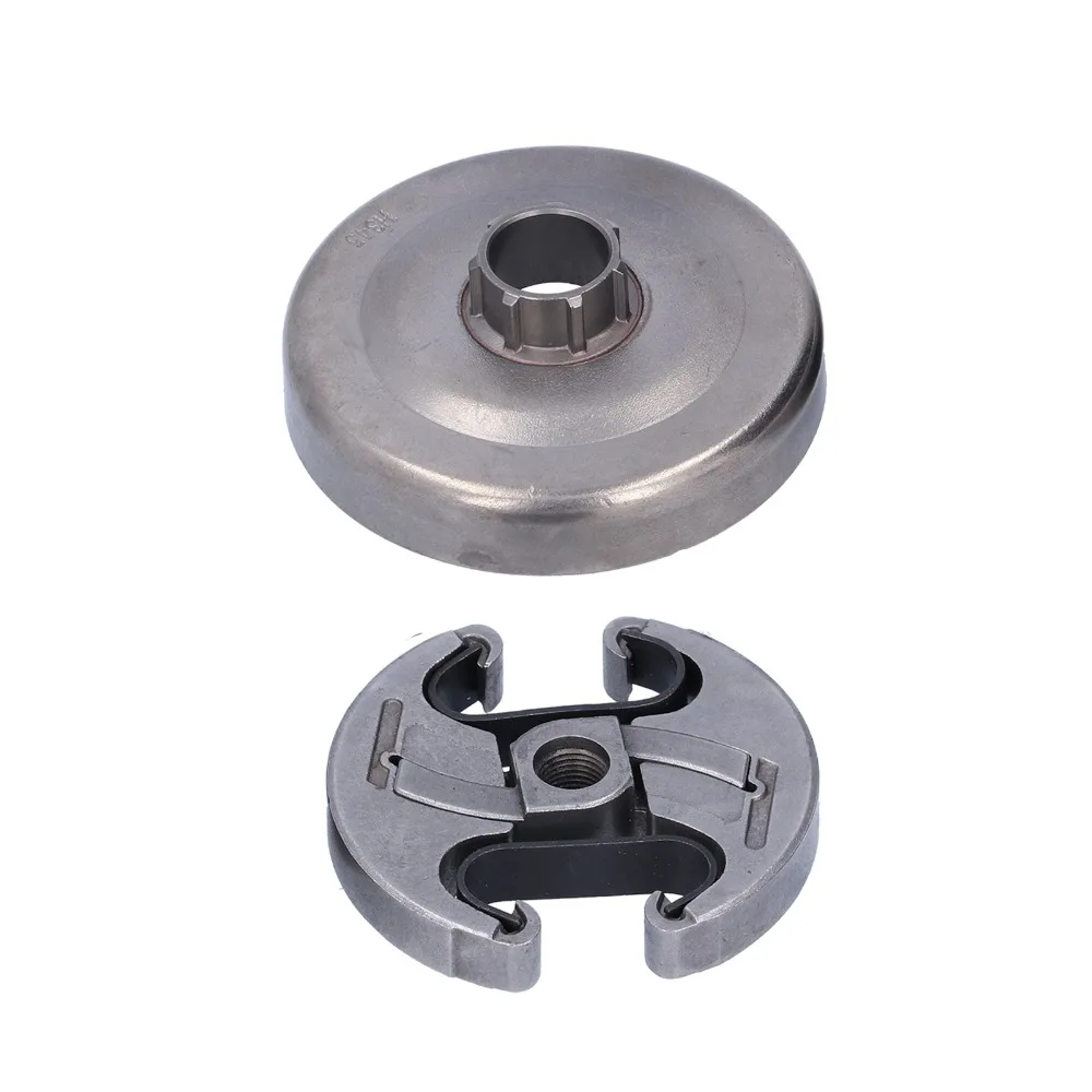 Metal Clutch Assembly Kit Dark Silver 7 Clutch Chainsaw Clutch Drum for Husqvarna 325 340 346XP 345 350 351 353 445E 450in-7T