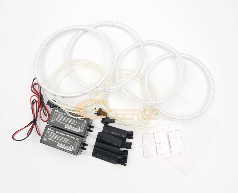 Dla Alfa Romeo 147 2005 2006 2007 2008 2009 2010 Doskonały zestaw Ultra Bright CCFL Angel Eyes Kit Halo Rings Akcesoria samochodowe — zdjęcie 3