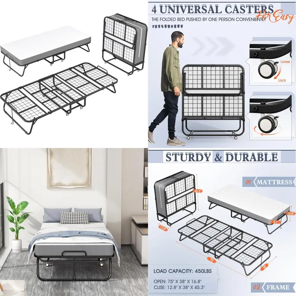 Twin Size Portable …
