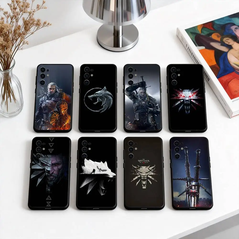 Funda de teléfono COOL W-Witchers-S 3 para Samsung S25,S24,S21,S22,S23,S30,Ultra,S20,Plus,Fe, funda negra de silicona suave