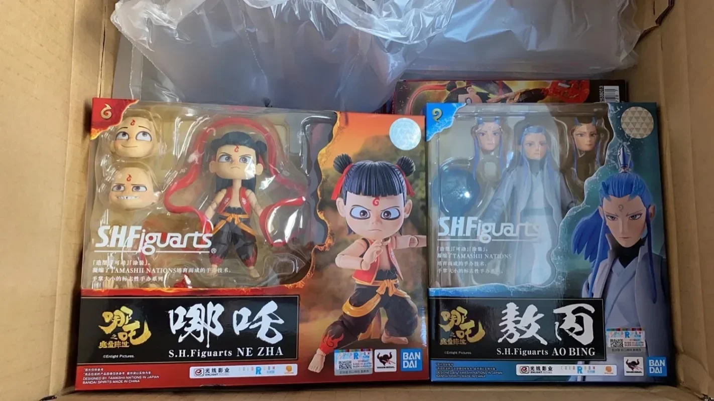 Bandai Hot Chinese film Anime filmkarakters Nezha Ao Bing actiefiguur Limited Edition Nezha: BirthoftheDemonChild