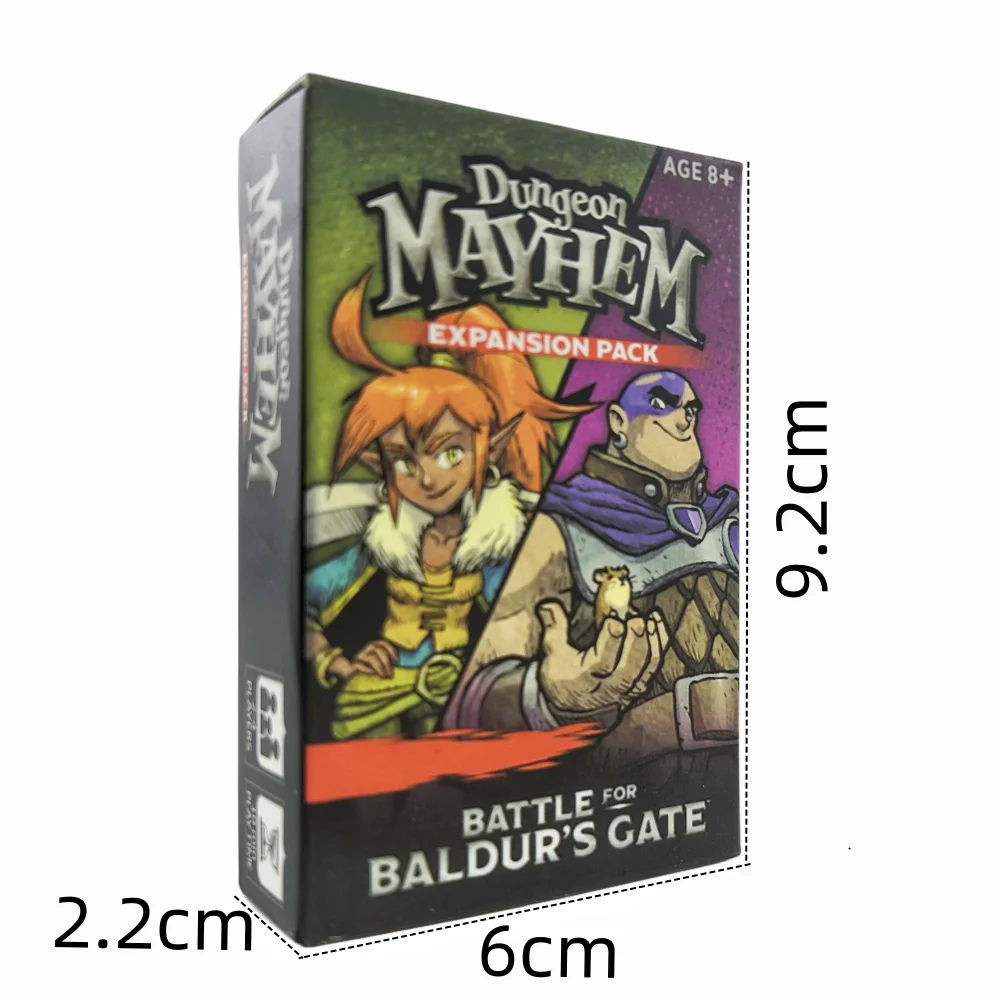 Baldur\'s Gate Dungeon Mayhem Board games Monster Madness Card English version Children\'s Toy Gift