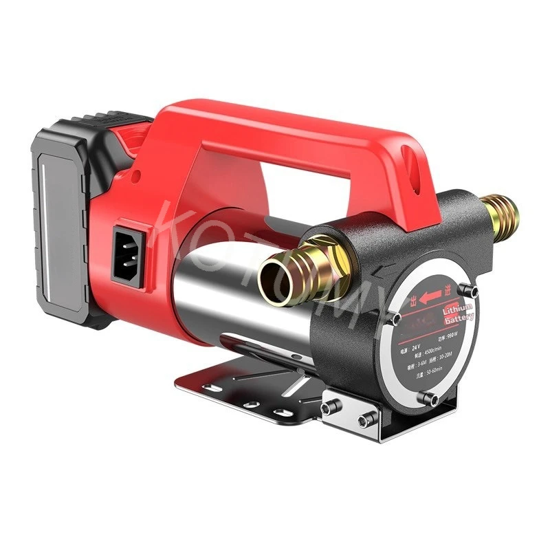 Small Fully Automatic Self-priming Pump Pumping And Refueling Device Refueling Machine Lithium Battery Electric Oil Pump 24V