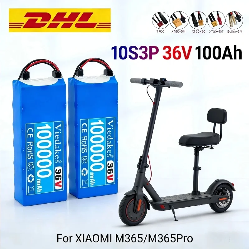 

Универсальная литиевая батарея 10S3P 36В для электросамокатов, подходит для m365 и аналогичных моделей, прямая замена, готов к использованию.