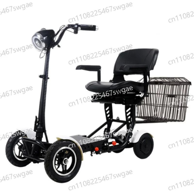 

500W 36V Four Wheels Dual Motor Mobility Scooters for Travel Mini Electric Scooter for Foldable Lightweight