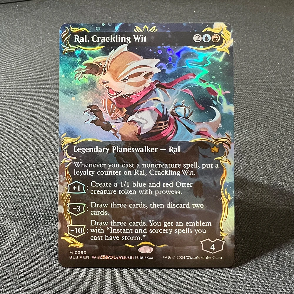 Personaggi anime Hades Mare sotterraneo Isola vulcanica Commander Carta da collezione fatta in casa fai-da-te Regalo di compleanno di Natale Giocattoli da gioco