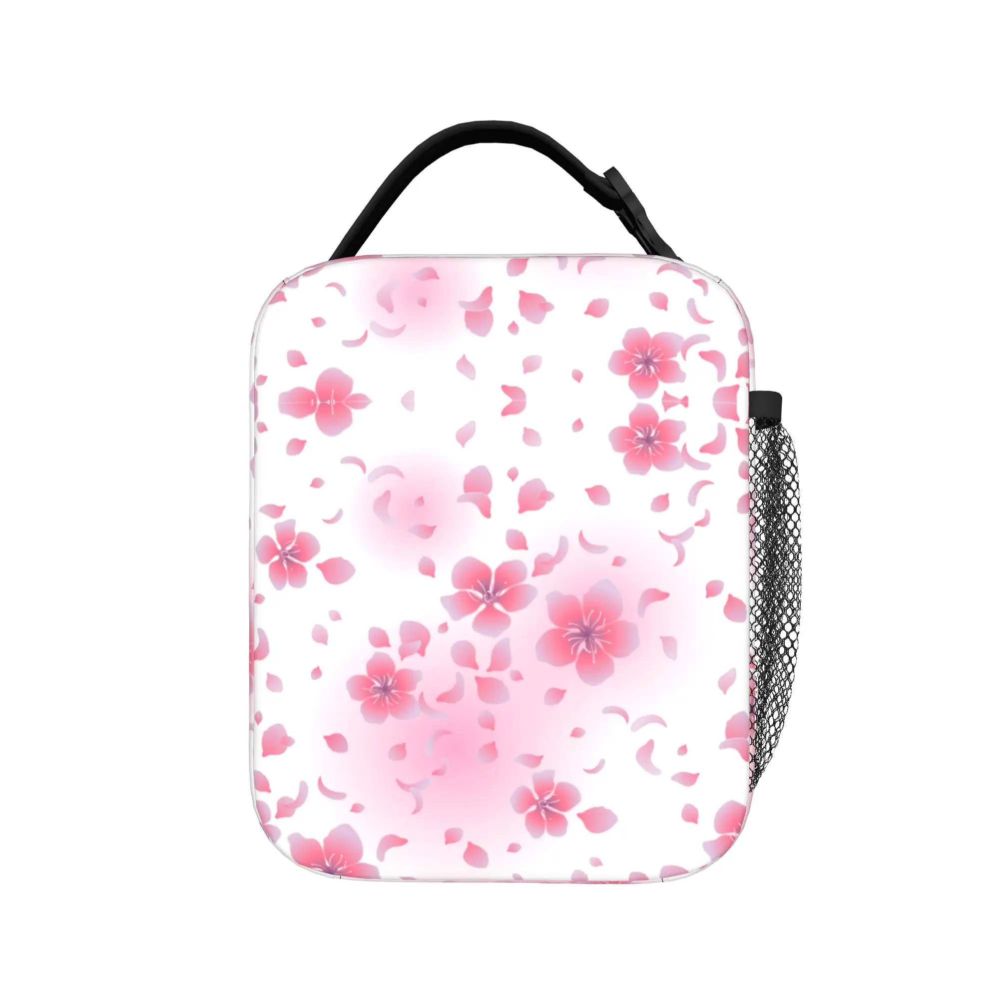 Japanese Sakura Cherry Blossom Thermal Insulated Lunch Bags for Travel  Reusable Food Container Bags Thermal Cooler Food Box