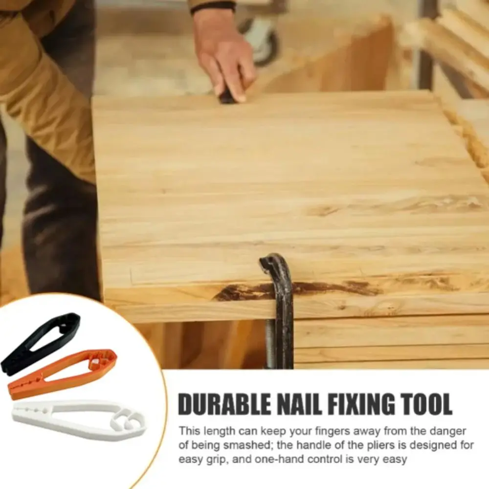 

Держатель для гвоздей из пластика, прочная конструкция, защита пальцев, предотвращение травм пальцев, портативный дизайн