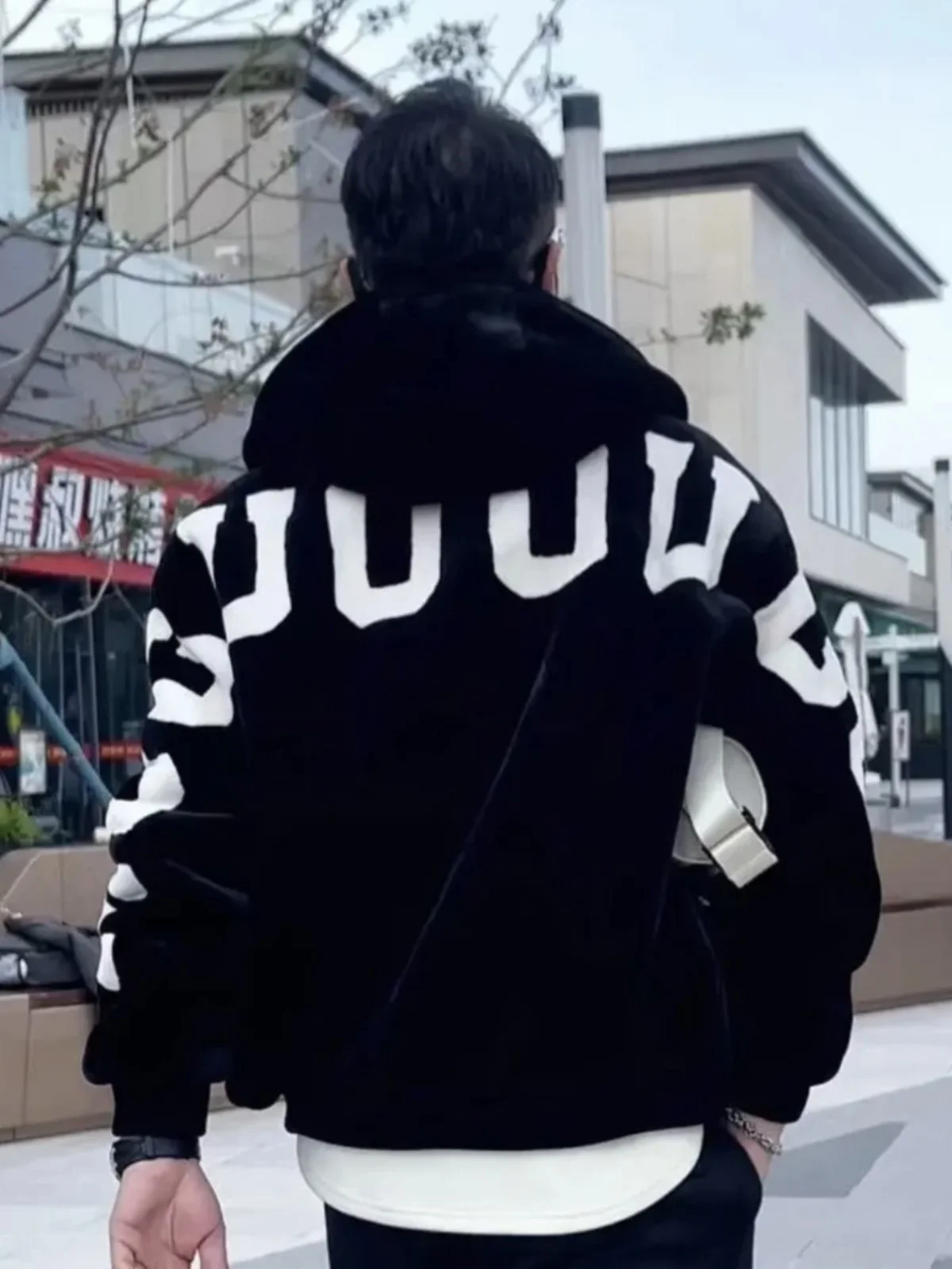 

Men's Faionable Slim Fit Hooded Jaet Autumn Winter Fce Lined Outerwear Youthful Sle Long Sve Zipper Closure Coat