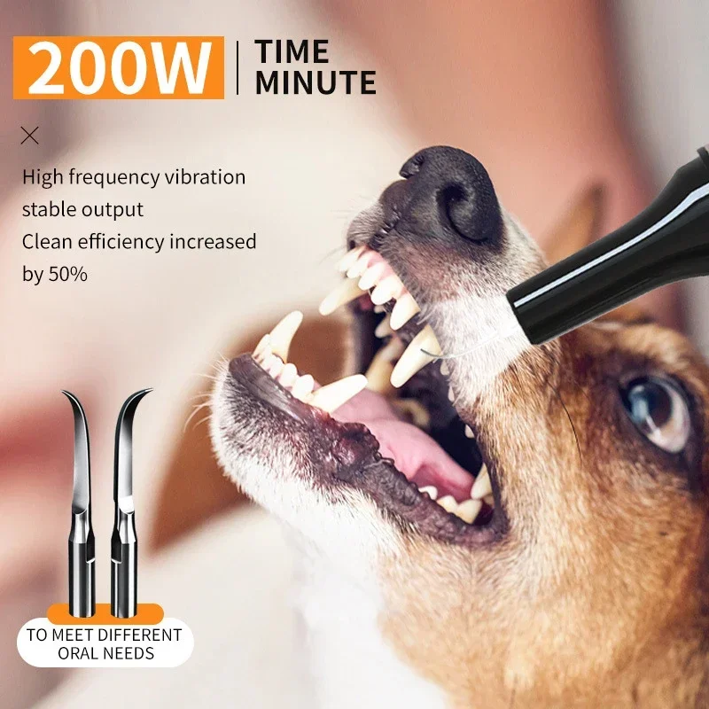 

Ultrasonic Dog Dental Cleaner Portable Professional Pet Grooming Dental Cleaner Power 200W Five Gears Pet Cleaning Products