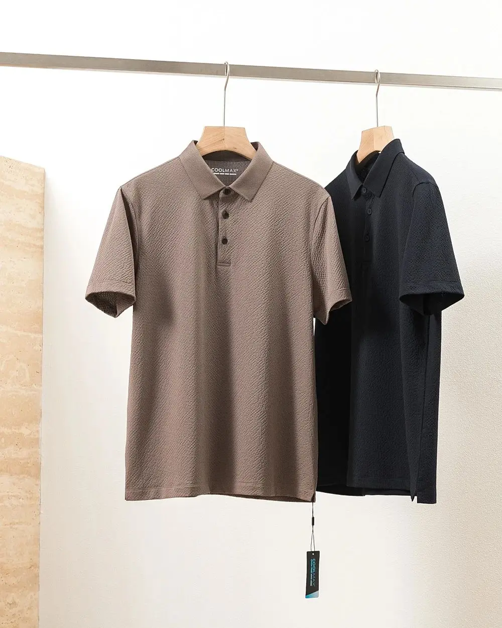 

High-End Luxury Cool Tech Fabric Men's ort Sve irt Busin Casual Summer New Sle Faion Urban Youth T-irt