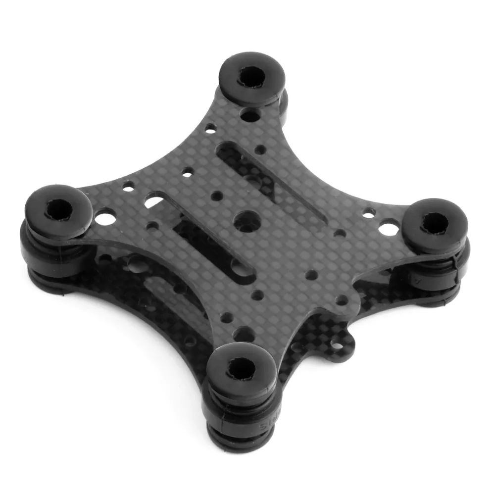 Kohlefaser-Antivibrationsplatte und Gummibälle PTZ für Gopro Action Cams für DJI Phantom 1 2 FPV Drone Quadcopter Gimbal Mount – Detail 3