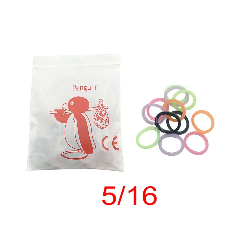 5000pcs/Box Dental Elastics Rubber Bands Zoo Pack Ligature Ties 3.5/ 6.5Oz Orthodontic Materials