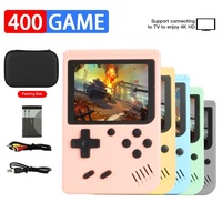 Retro Handheld Game Console Built-in 400 FC Games With Portable Case 8-Bit LCD Screen Video Game Player Kids Boys Christmas Gift