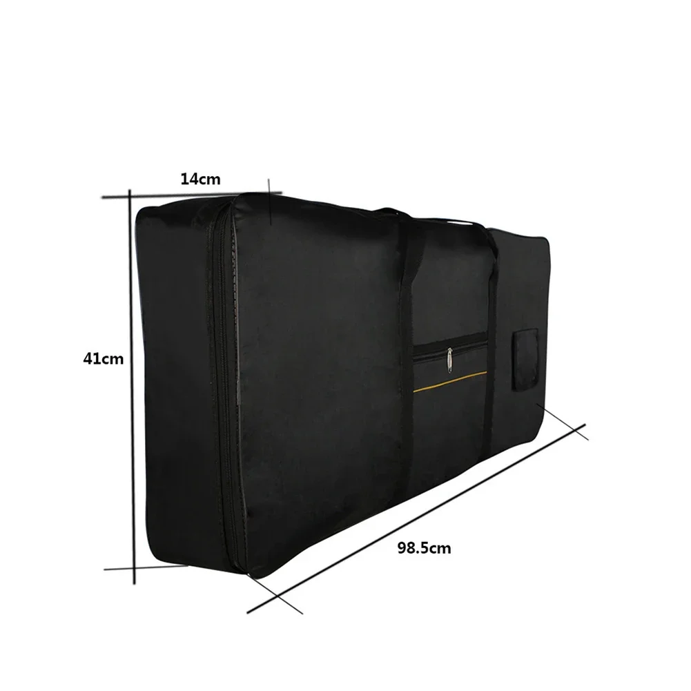 Bolsa de órgano electrónico de 61 teclas, funda de tela Oxford impermeable para teclado de Piano, sobre 99x40x13cm