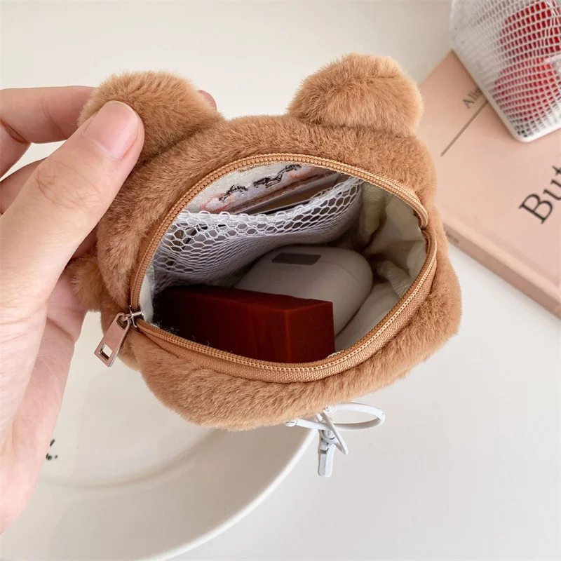 3 Inch Small Card Cartoon Animal Plush Card Holder Hanging Postcard Collectible Card Protector Idol Photo Card Photocards Holder
