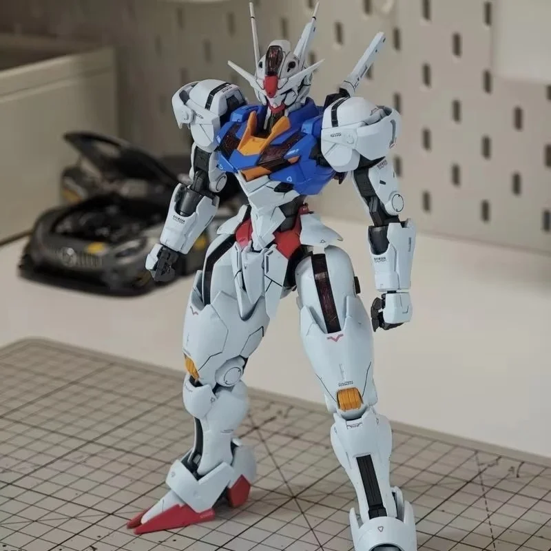 FM 1/100 الجوي الساحرة من ميركوري ميكا الجمعية أطقم منمذجة سطح المكتب الديكور دمية الأولاد لغز اللعب هدية تحصيل #4