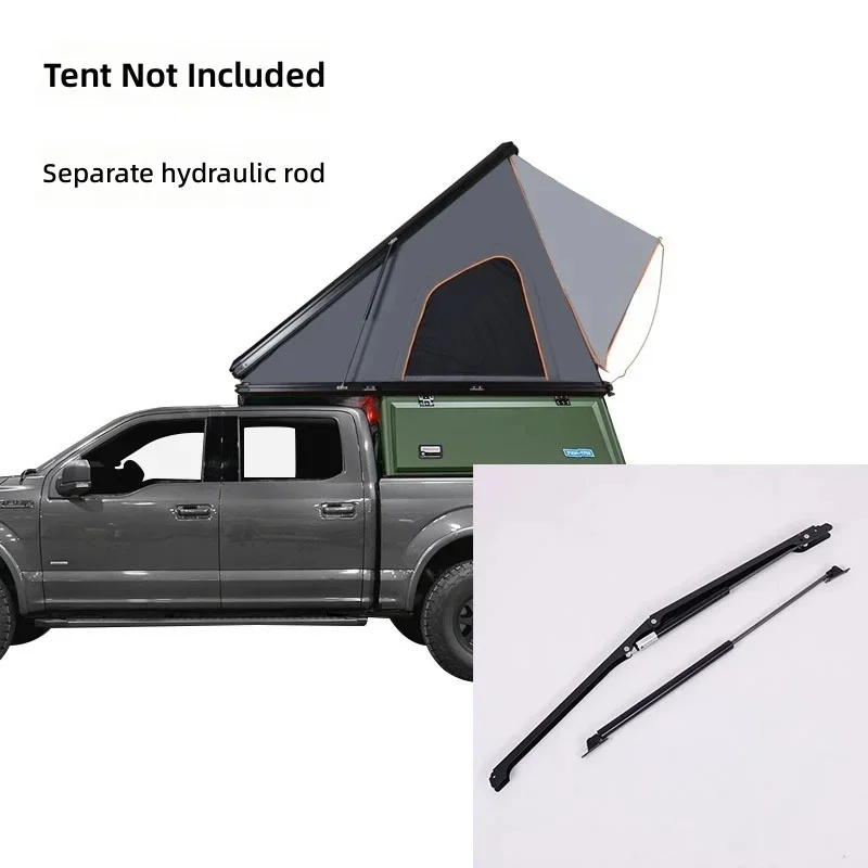 High Quality Aluminum Hard Shell Roof Top Tent Four-Season Double-Layer Automatic Triangular Weatherproof Camping Exterior