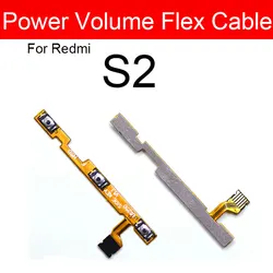 Power & Volume Flex Cable For Xiaomi Redmi S2 Side Key Button Switch Audio Control Flex Ribbon Cable Replacement Repair