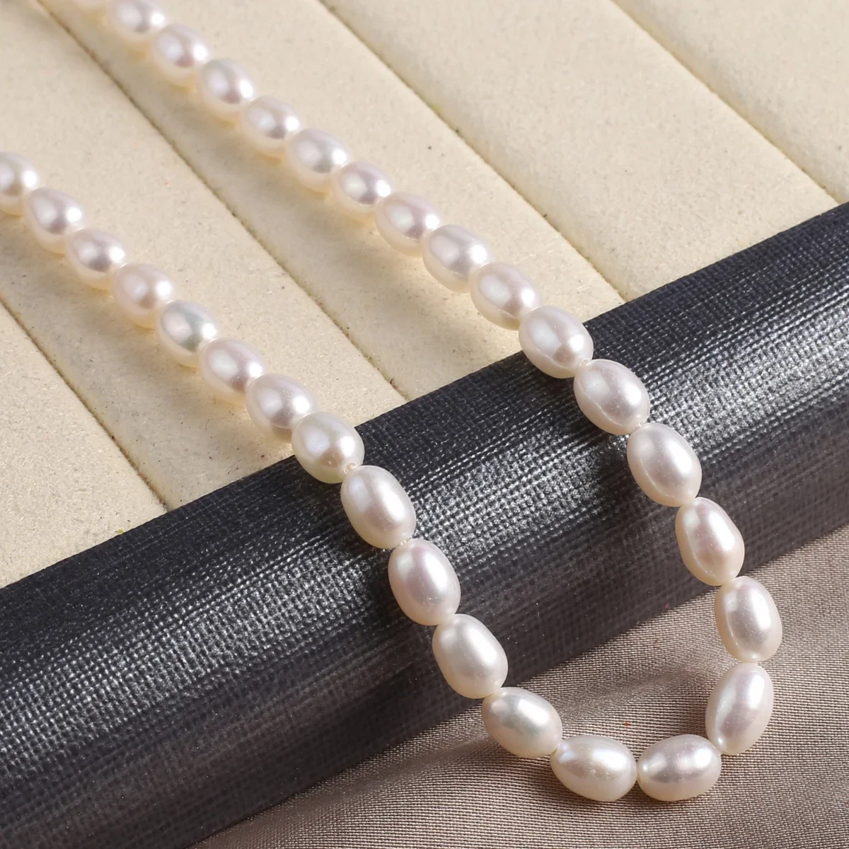 4-5mm AAA Timeless Elegance Natural Freshwater White Rice Pearl Bead Women Gift Jewelry Make DIY Necklace Bracelet Accessories