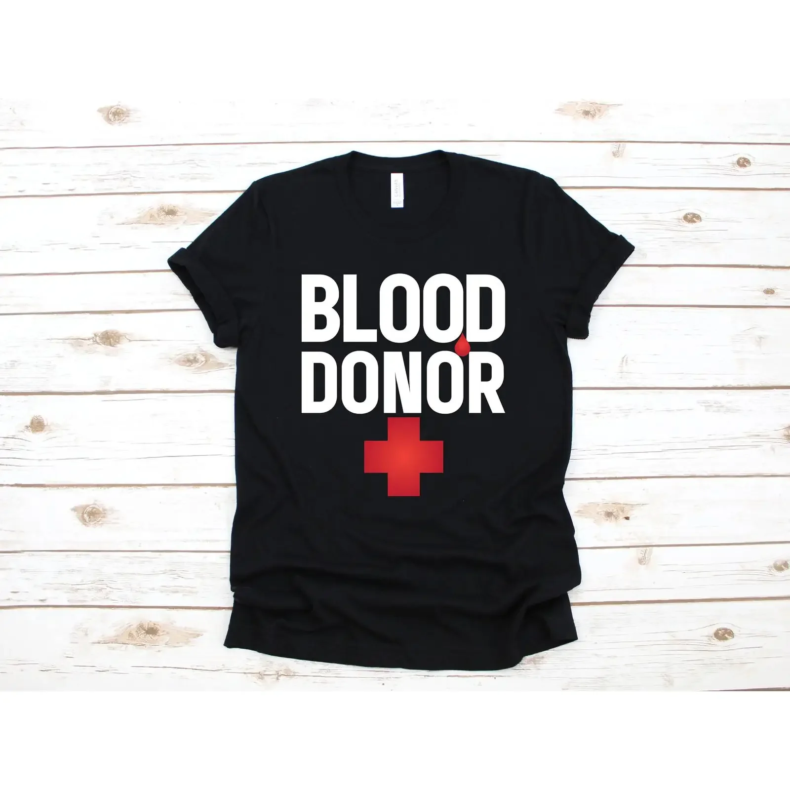 Blood Donor T Shirt Donation Donating SweaT Long Sleeve Kids vintage Washed fashion Comfortable streetwear Unisex graphic
