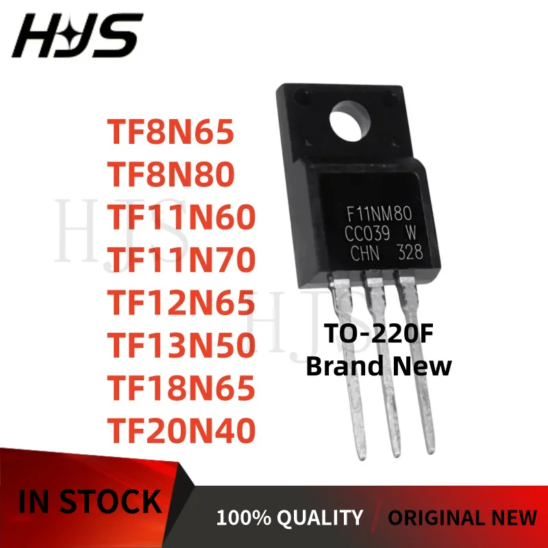10PCS/ New AOTF8N65 AOTF13N50 AOTF18N65 AOTF20N40 AOTF8N80 AOTF11N60 AOTF12N65 AOTF11N70 TO-220F MOS