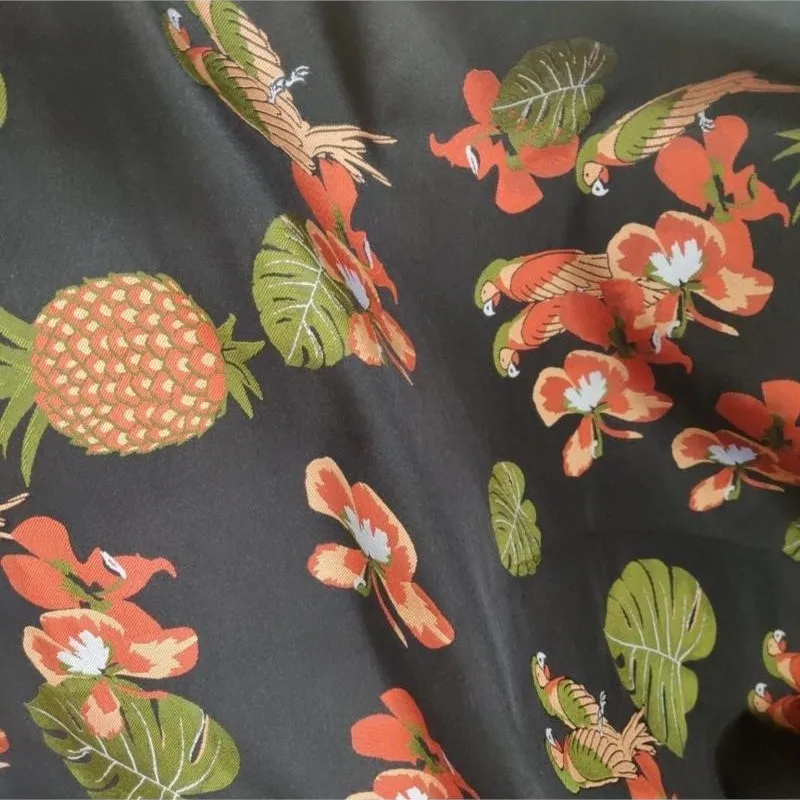 Thick jacquard fabric for Chinese animal and plant outerwear shorts windbreaker handbag