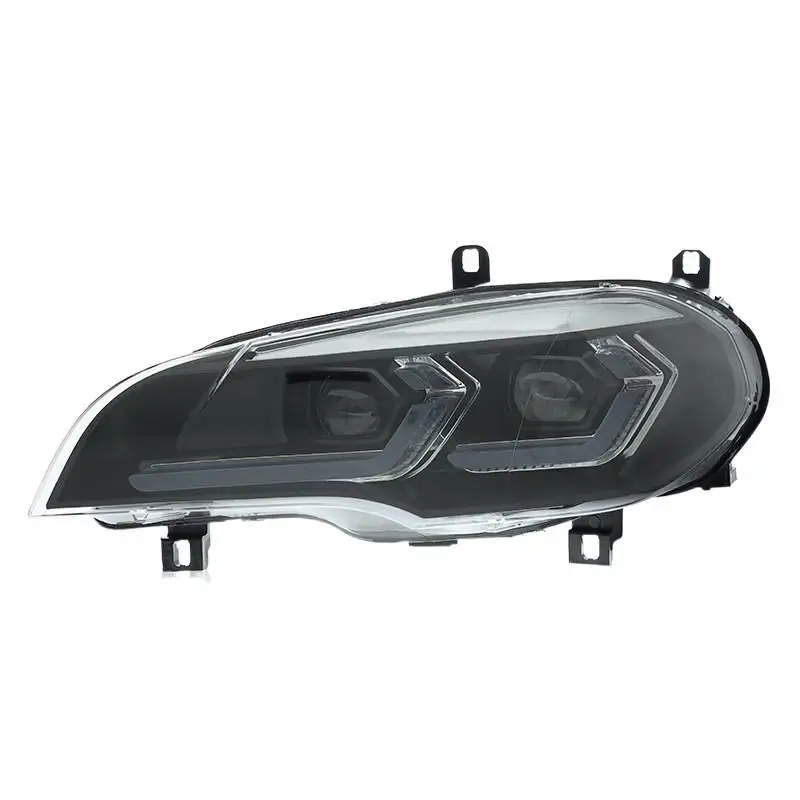Car Front Light For BMW X5 E70 Headlight Assembly 2007-2013 Models Modified With New LED Projector Lenses Daytime Running Lights