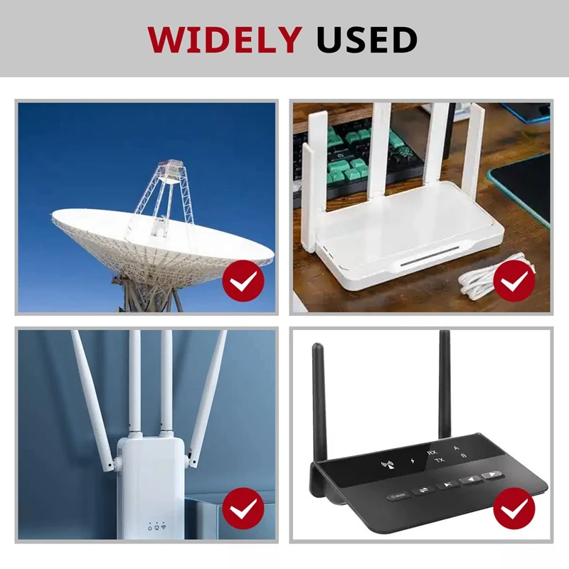 2Pcs RG316 Wire Jumper SMA Male To SMA Male Wifi Antenna Extension RF Coaxial Coax Cable Adapter Jumper(100Cm)