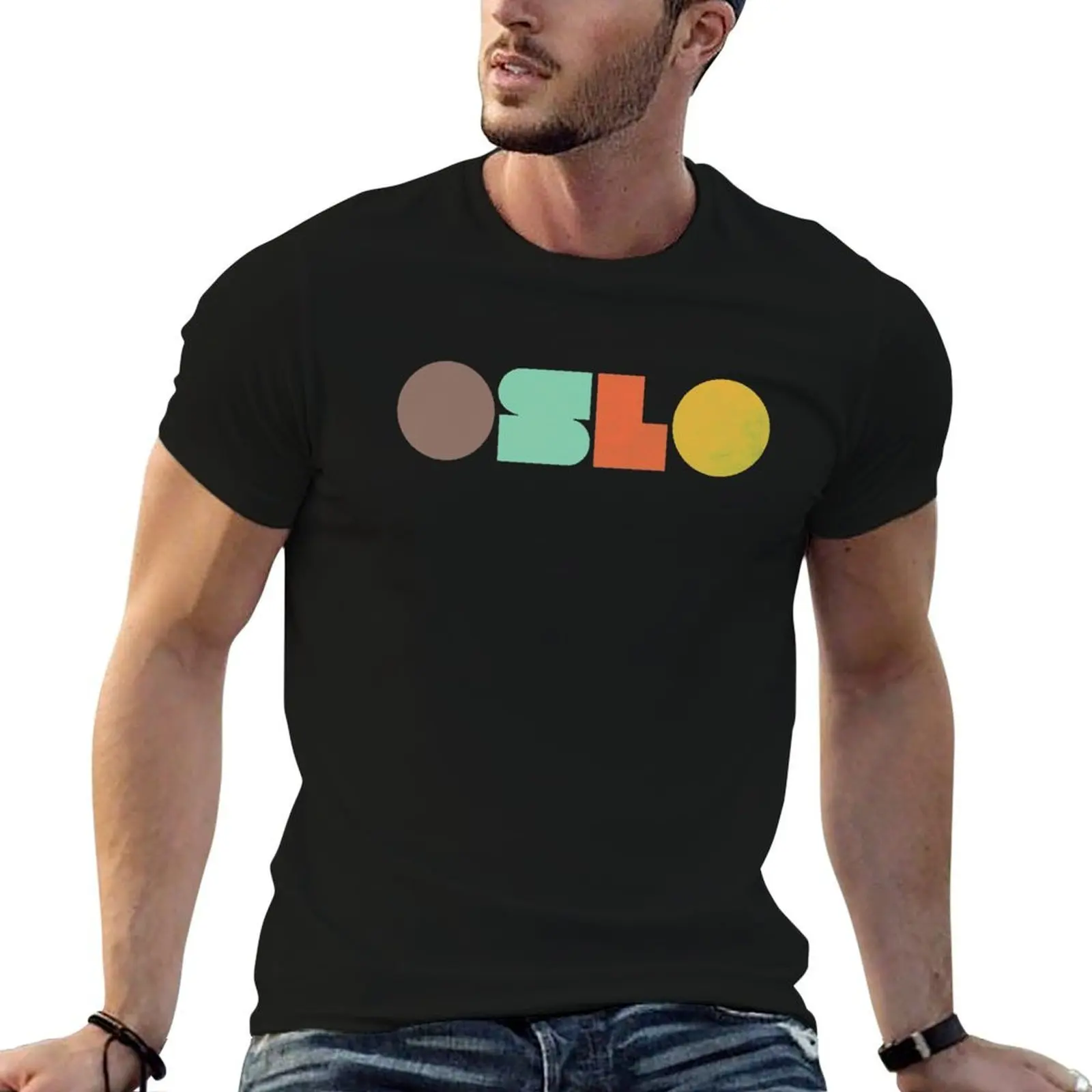 Oslo Vintage T-Shirt for a boy plain men t shirts high quality