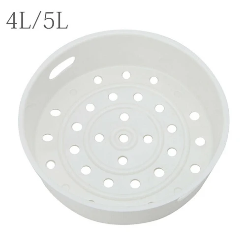 스티머 바구니 식품 등급 플라스틱 스팀 랙 적용 가능 밥솥 스티머 랙, 스티머 그리드 주방 조리기구, 3 L, 4 L, 5L 