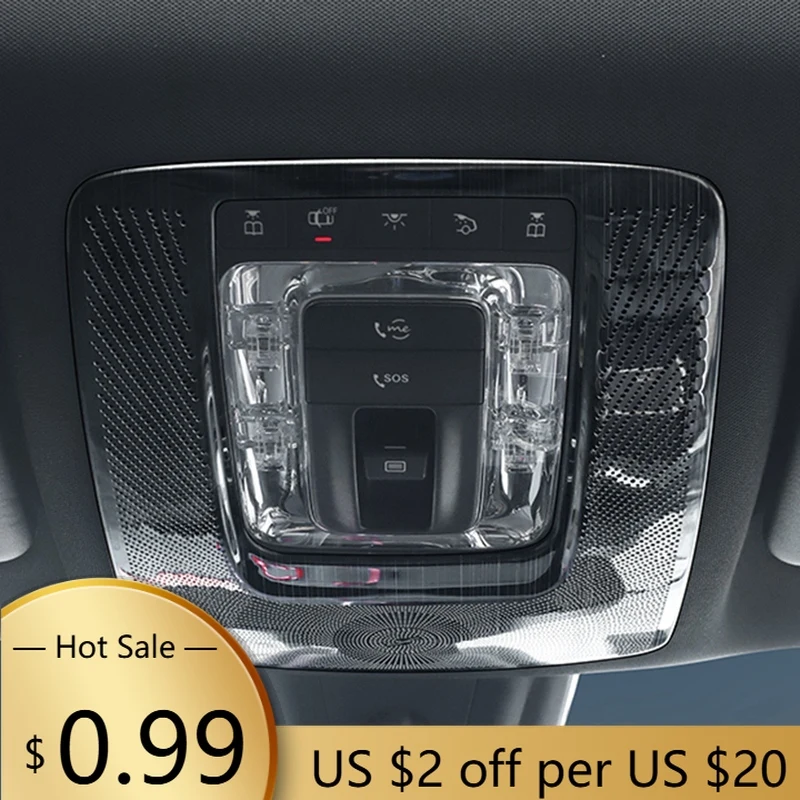 

Чехлы на руль, салон автомобиля, лампа для чтения, рамка, наклейка для Mercedes Benz A B Class CLA GLB EQA GLA GLS 2019-2024, крыша L