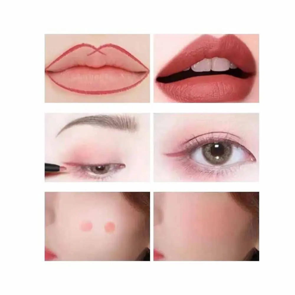 Nude Lip Liner Pen Cosmetic Waterproof Matte Lipliner Pencil Non-stick Cup Lasting Lipstick Pen Women Lips Makeup